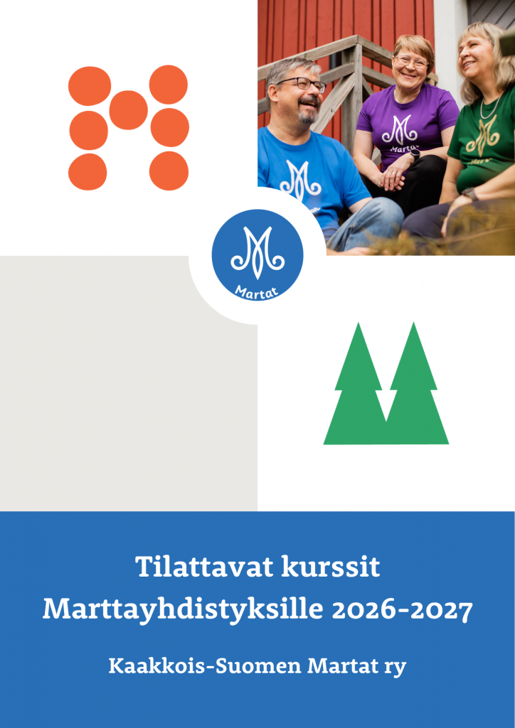 Tilattavat kurssit Marttayhdistyksille 2026-2027