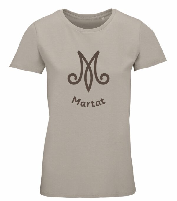 t-paita lady beige logo