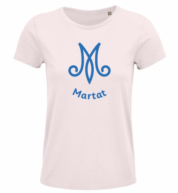 t-paita lady pale pink logo
